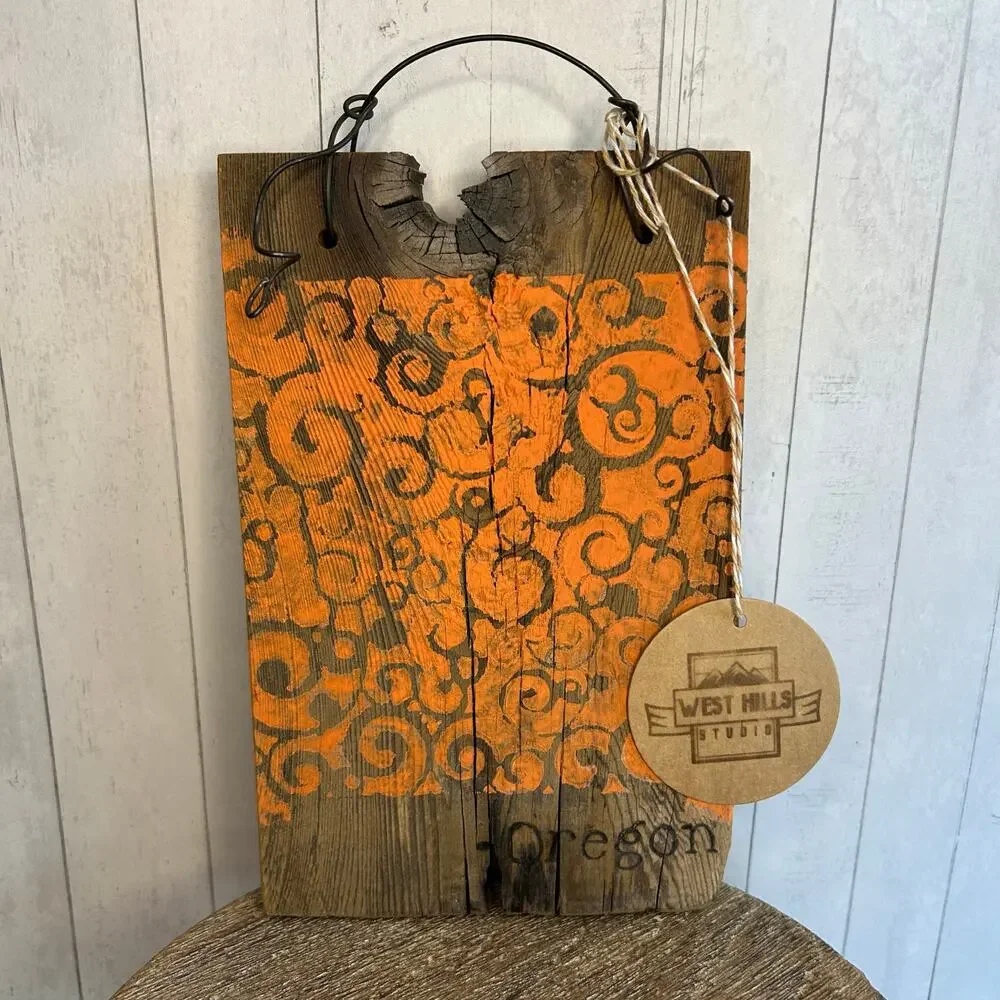 Oregon Wall Art Wood Art Boho Home Decor Pacific Northwest Gift PacNW NEW